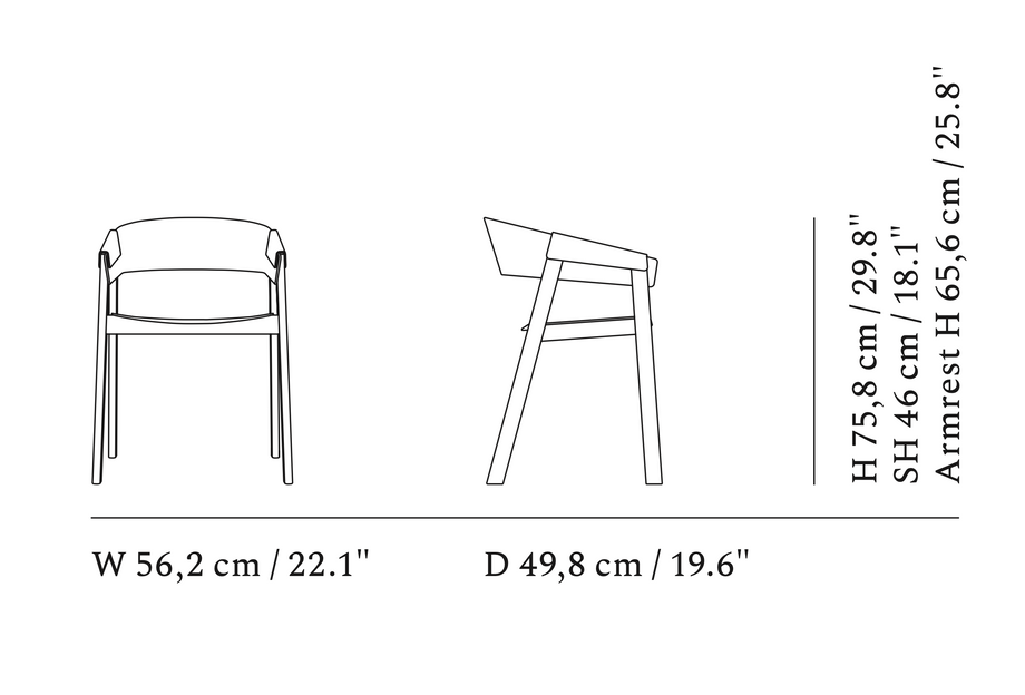 北歐餐椅推薦 Muuto Cover Armchair-16