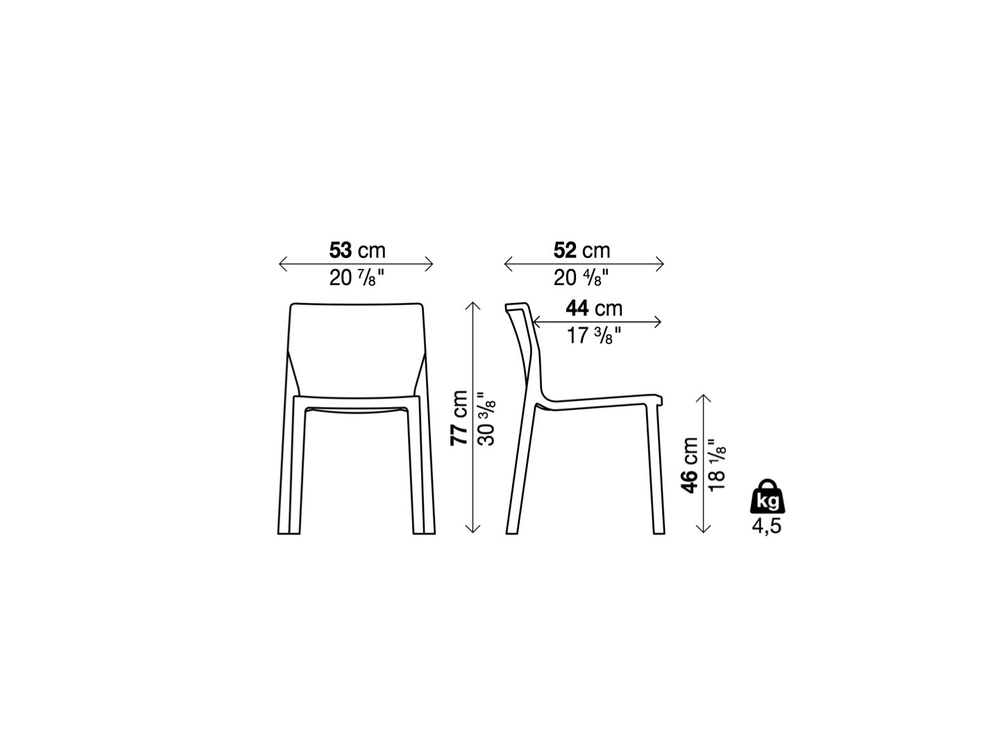 LP Stackable chair 可堆疊單椅