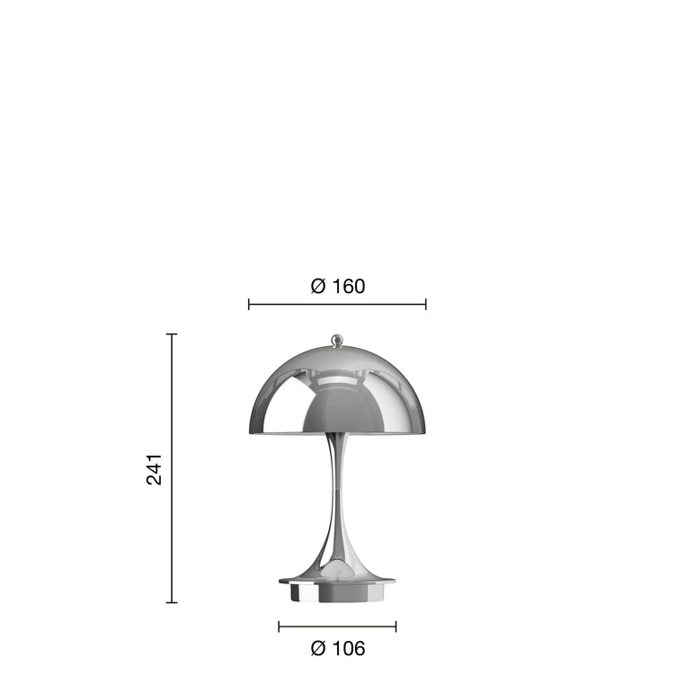 Panthella 160 Portable Pandora Portable Desk Lamp V3