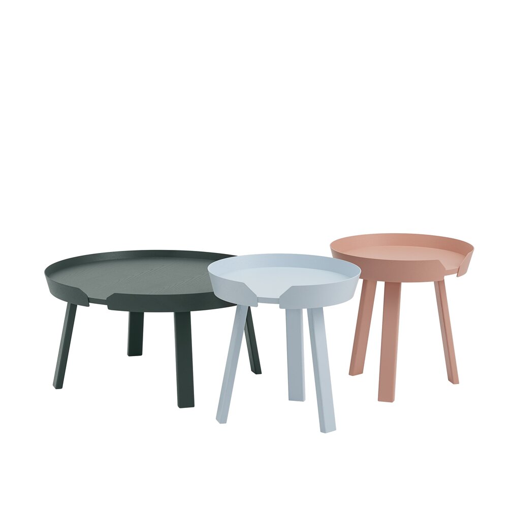 北歐邊桌推薦: Muuto Around Coffee Table 木質包圍茶几 72 cm -2