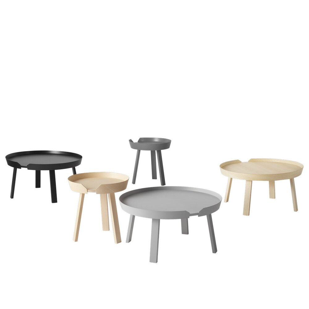 北歐邊桌推薦: Muuto Around Coffee Table 木質包圍茶几 72 cm -8