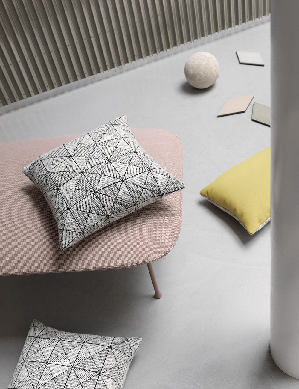 Tile cushion 瓷磚抱枕