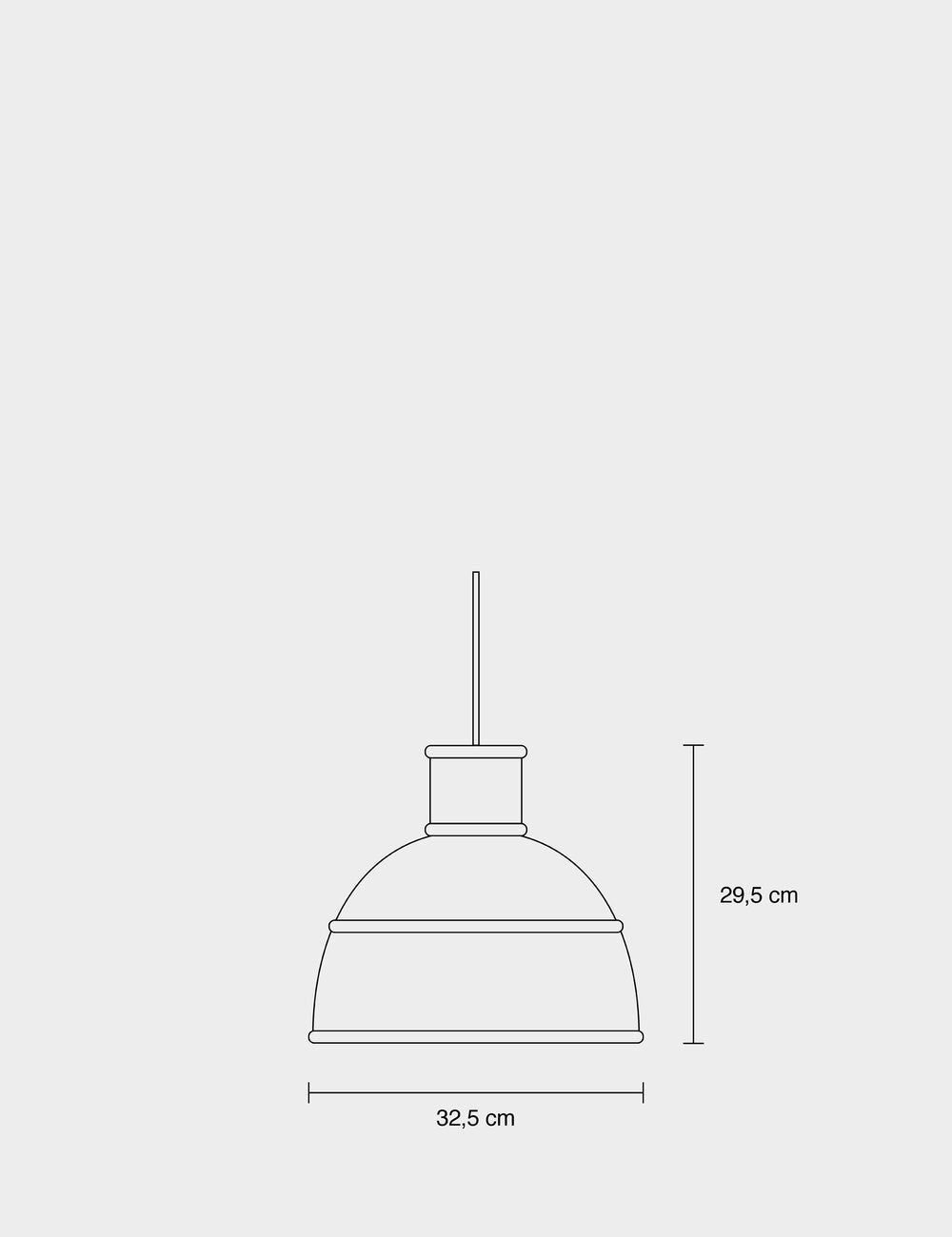 Muuto Unfold 工業風吊燈規格、尺寸表